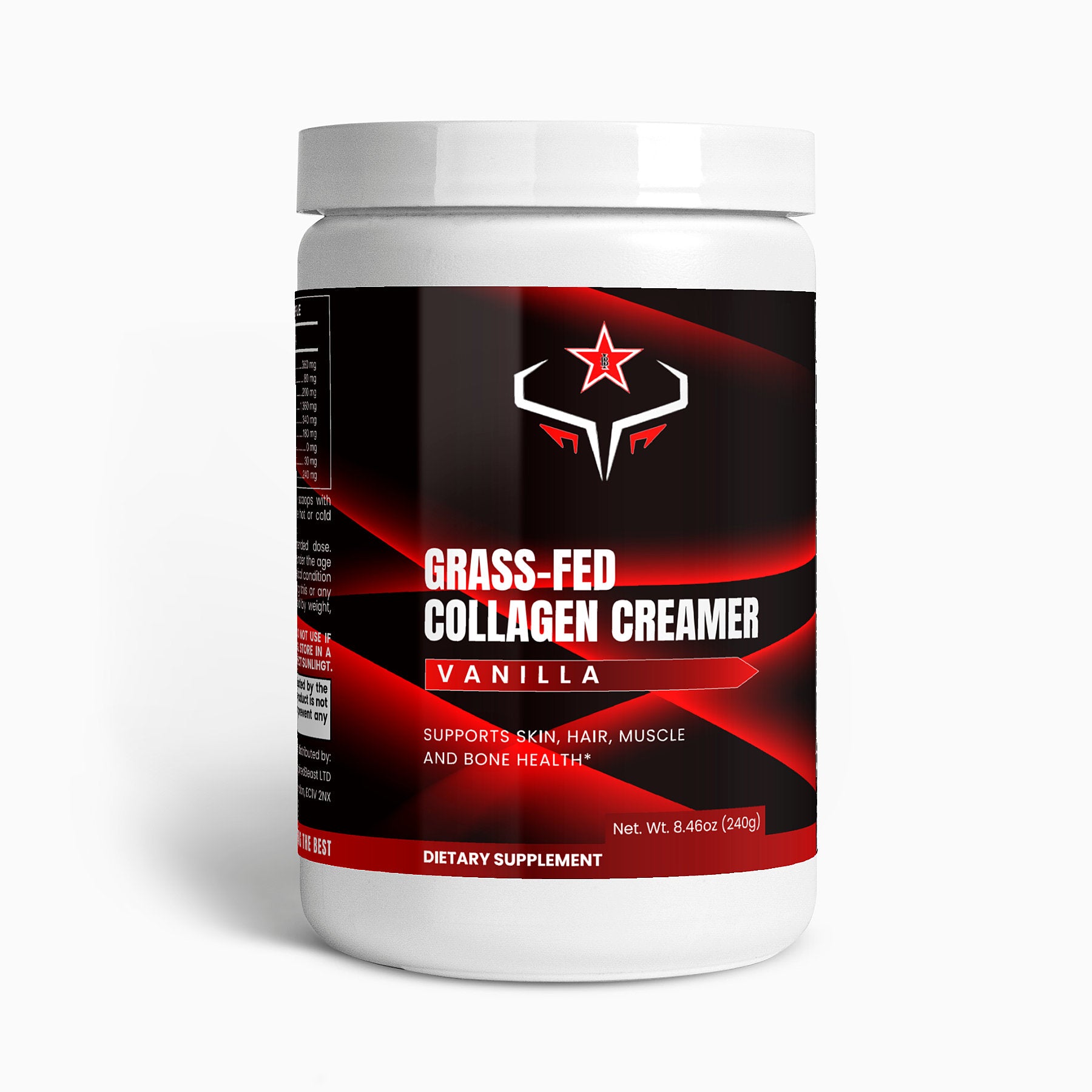 Grass-Fed Collagen Creamer (Vanilla)