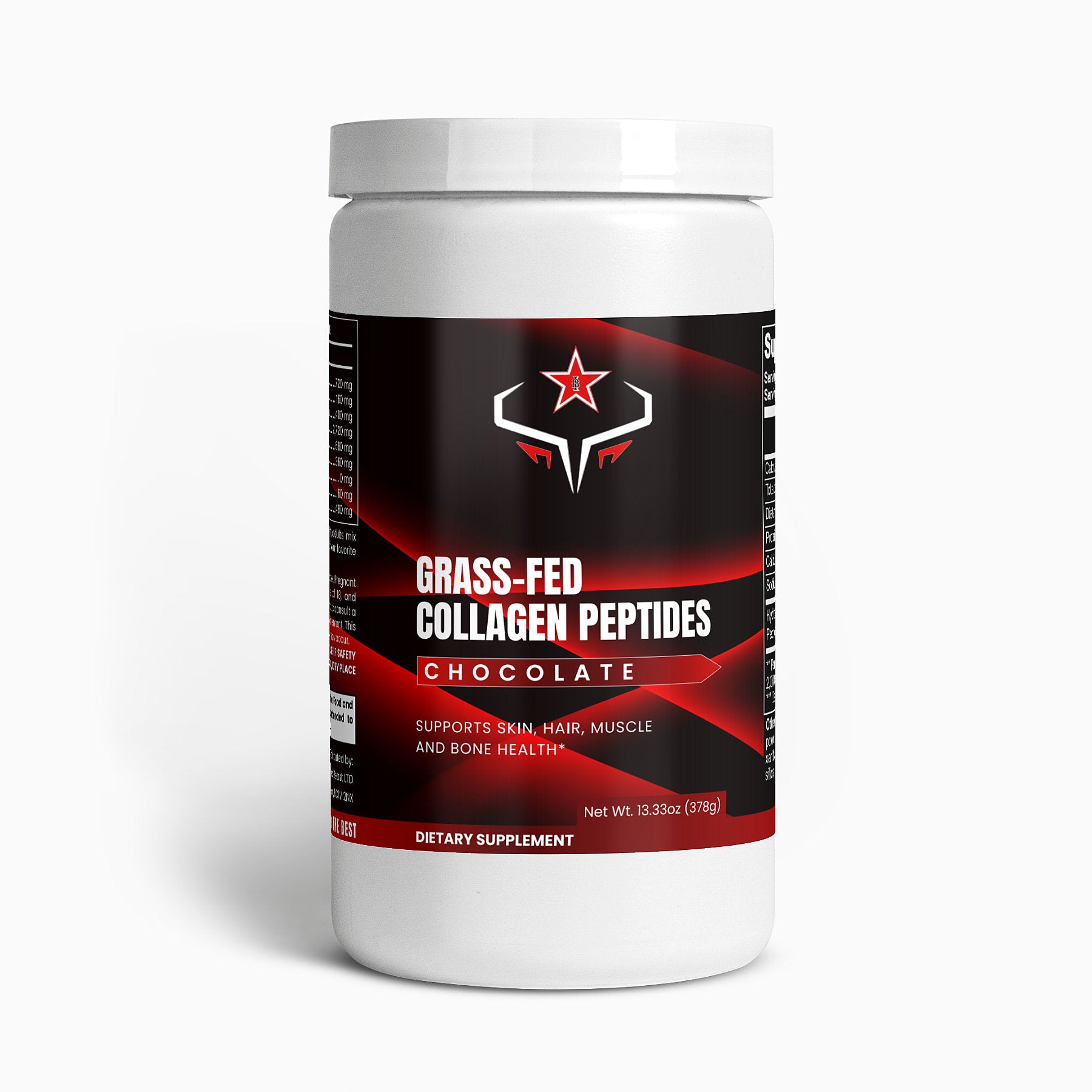 Grass-Fed Collagen Peptides Powder (Chocolate)